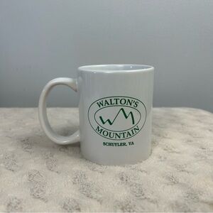 Walton's Mountain Coffee Mug Green White Schuyler VA Virginia Liquid Logic